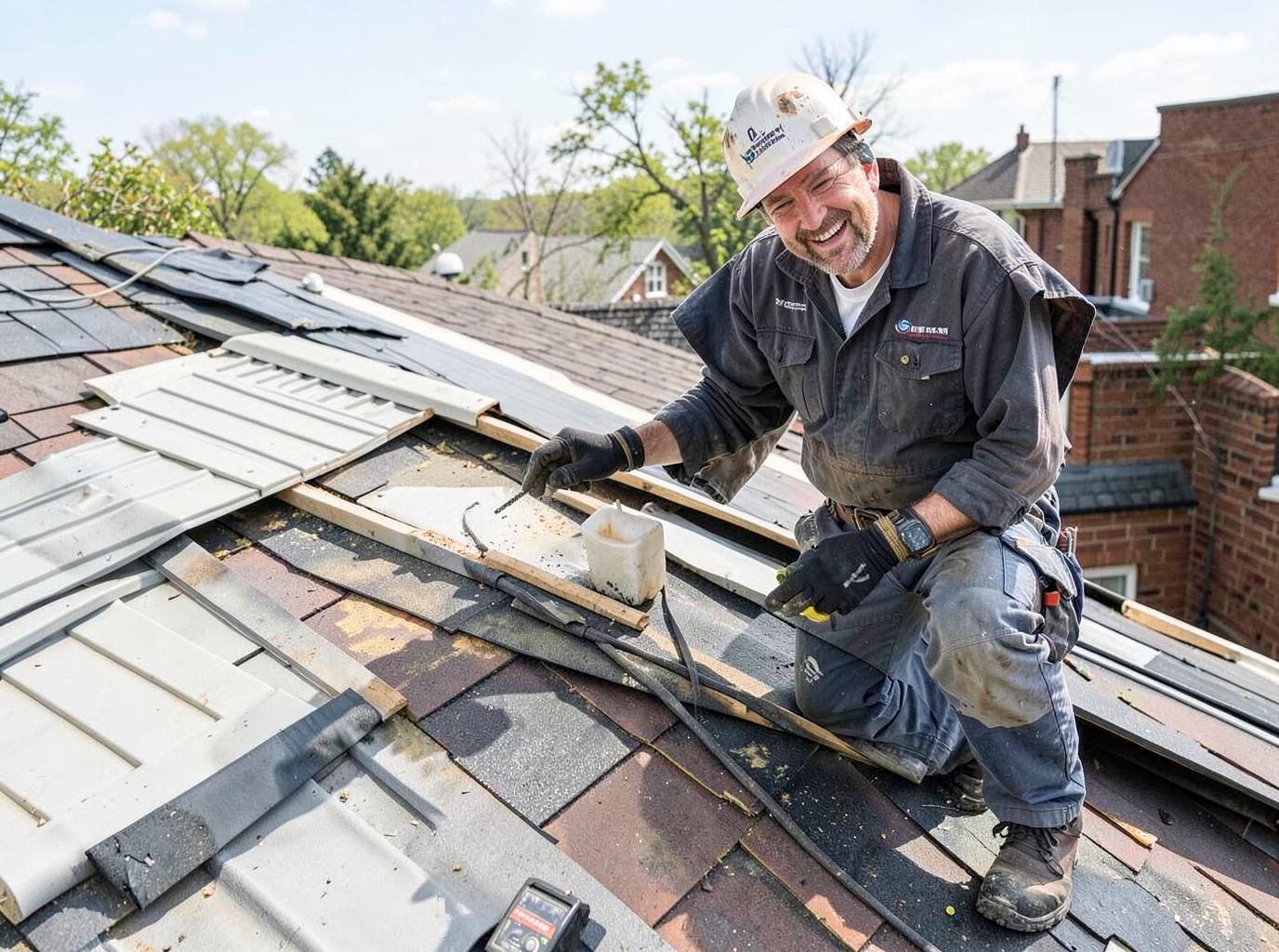 roof repair work by Woodbury Roof & Leak Pros in Woodbury, Minnesota